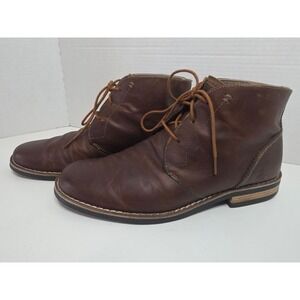 Original Penguin Merle Brown Leather Chukka Boots Lace Up Ankle Boots SZ 13?